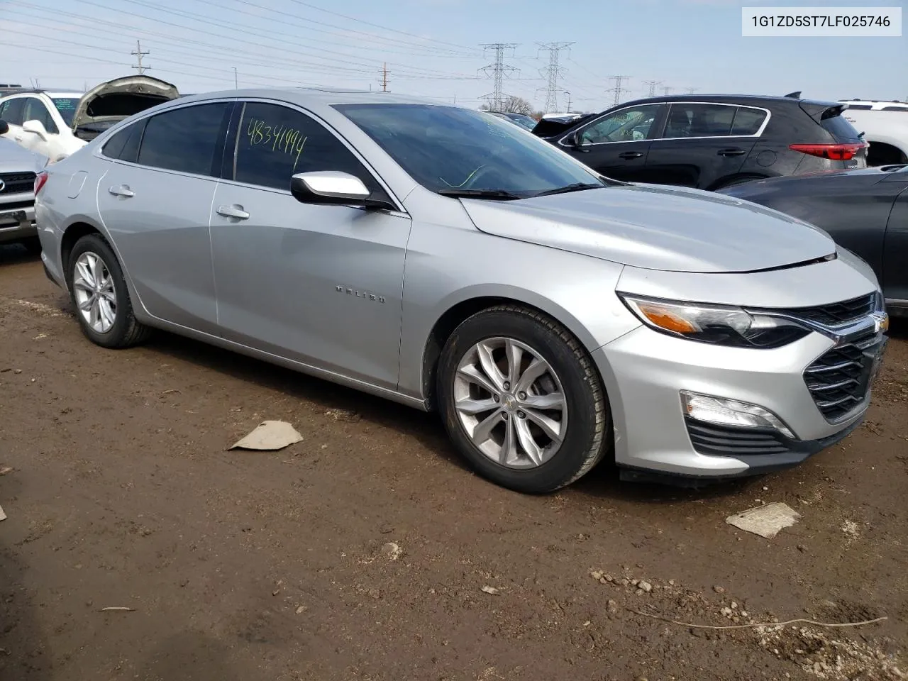 2020 Chevrolet Malibu Lt VIN: 1G1ZD5ST7LF025746 Lot: 48341994