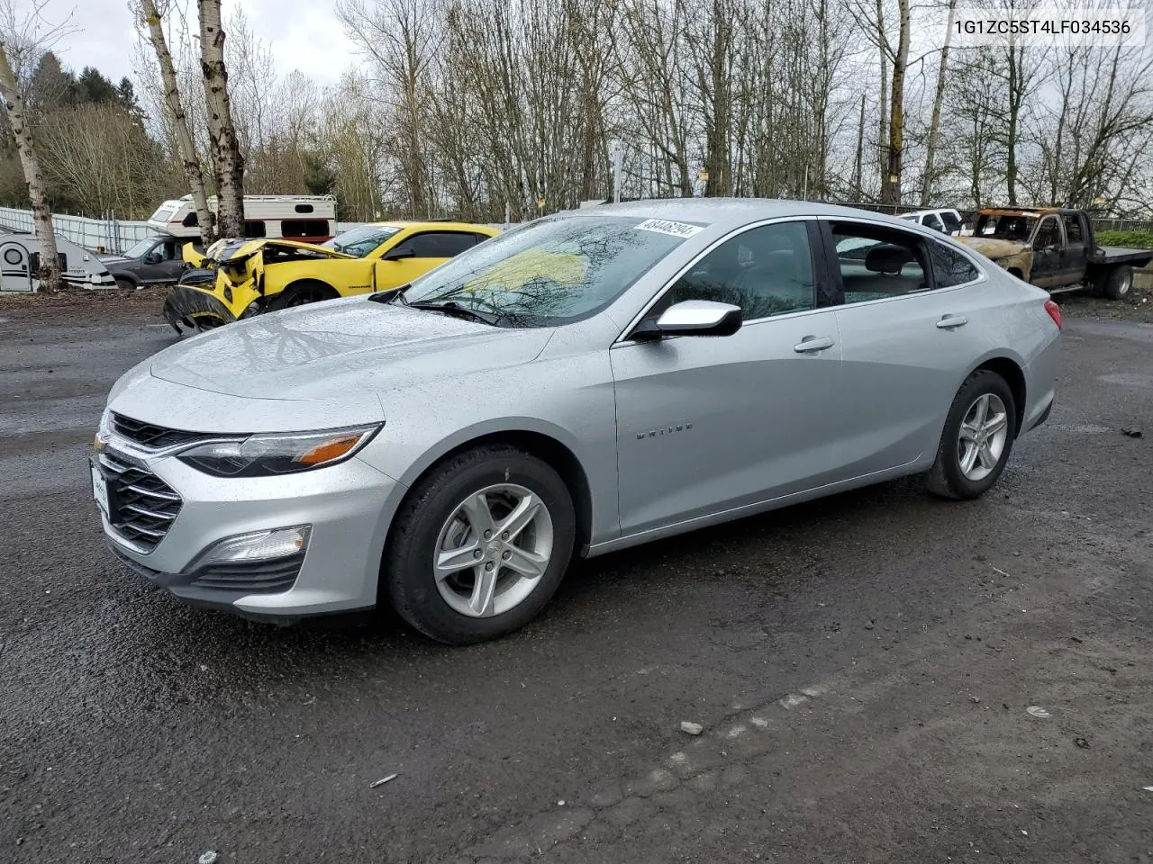 2020 Chevrolet Malibu Ls VIN: 1G1ZC5ST4LF034536 Lot: 48446294