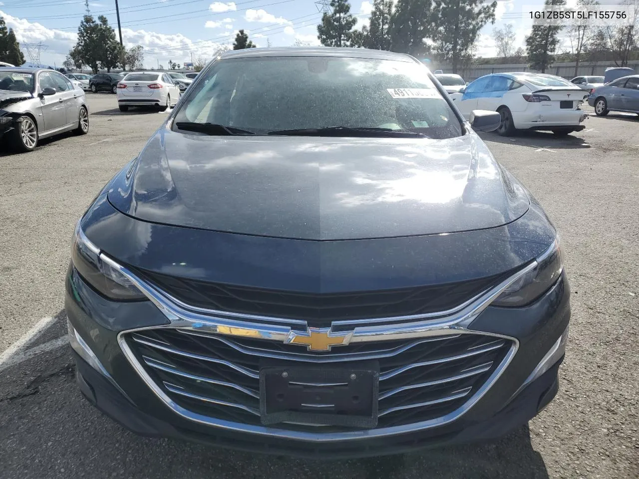 2020 Chevrolet Malibu Ls VIN: 1G1ZB5ST5LF155756 Lot: 49115604