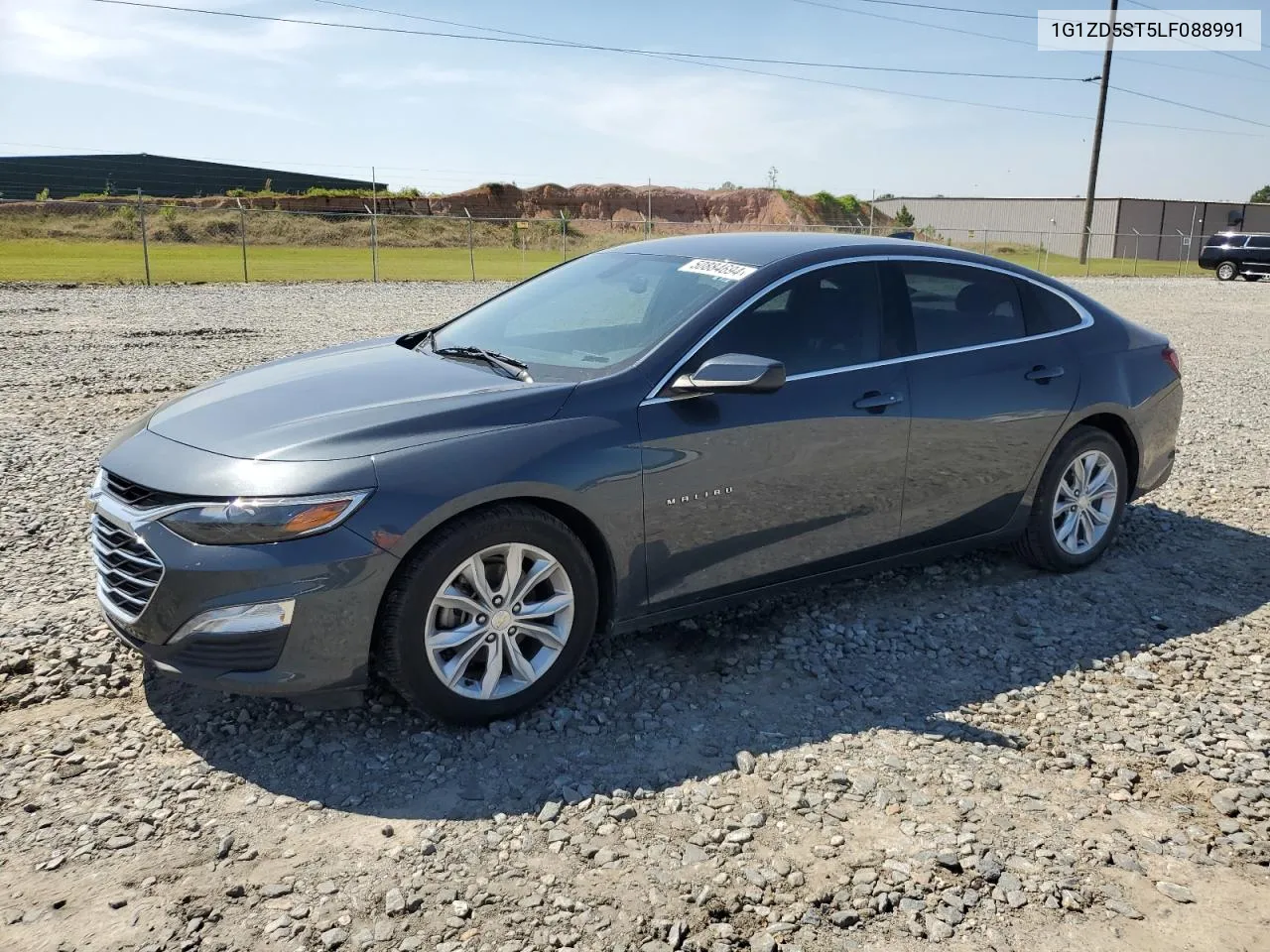 2020 Chevrolet Malibu Lt VIN: 1G1ZD5ST5LF088991 Lot: 50884694