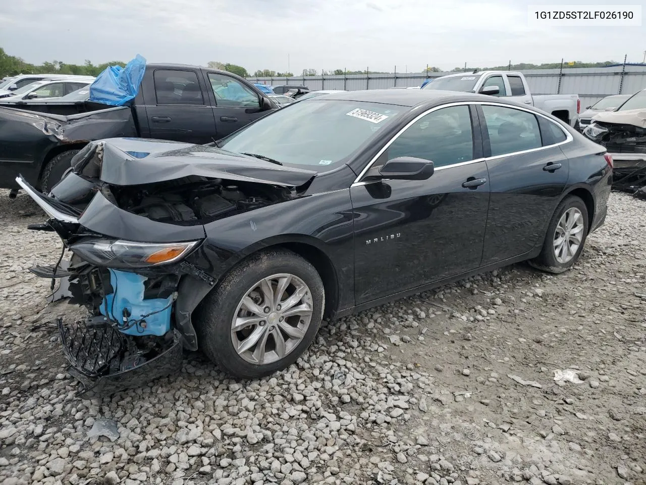 2020 Chevrolet Malibu Lt VIN: 1G1ZD5ST2LF026190 Lot: 51969324