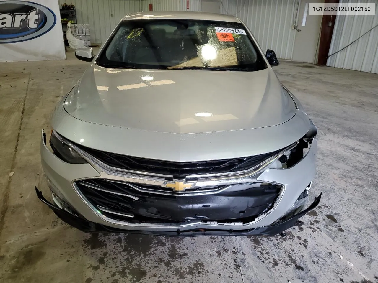 2020 Chevrolet Malibu Lt VIN: 1G1ZD5ST2LF002150 Lot: 52804244