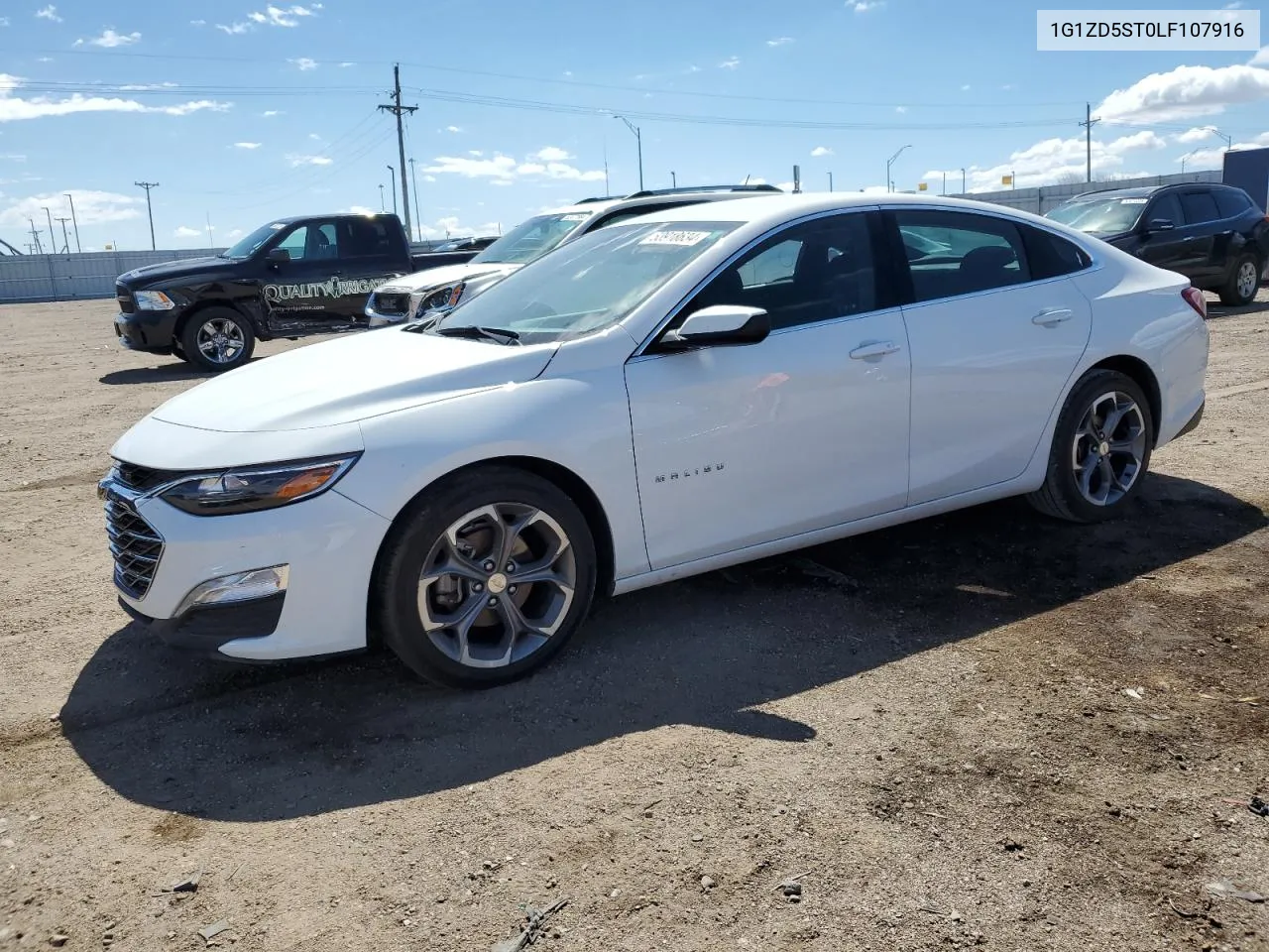 2020 Chevrolet Malibu Lt VIN: 1G1ZD5ST0LF107916 Lot: 53918634