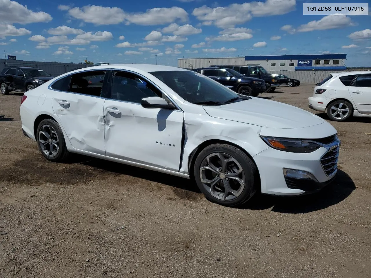 2020 Chevrolet Malibu Lt VIN: 1G1ZD5ST0LF107916 Lot: 53918634