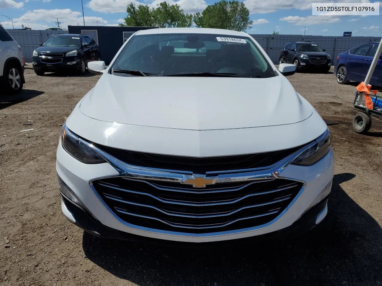 2020 Chevrolet Malibu Lt VIN: 1G1ZD5ST0LF107916 Lot: 53918634