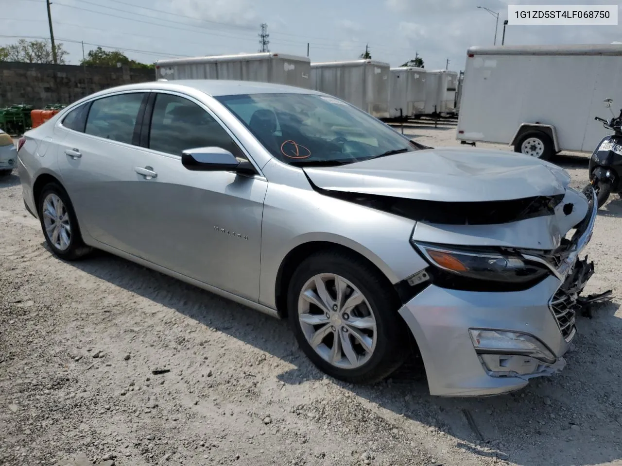 1G1ZD5ST4LF068750 2020 Chevrolet Malibu Lt