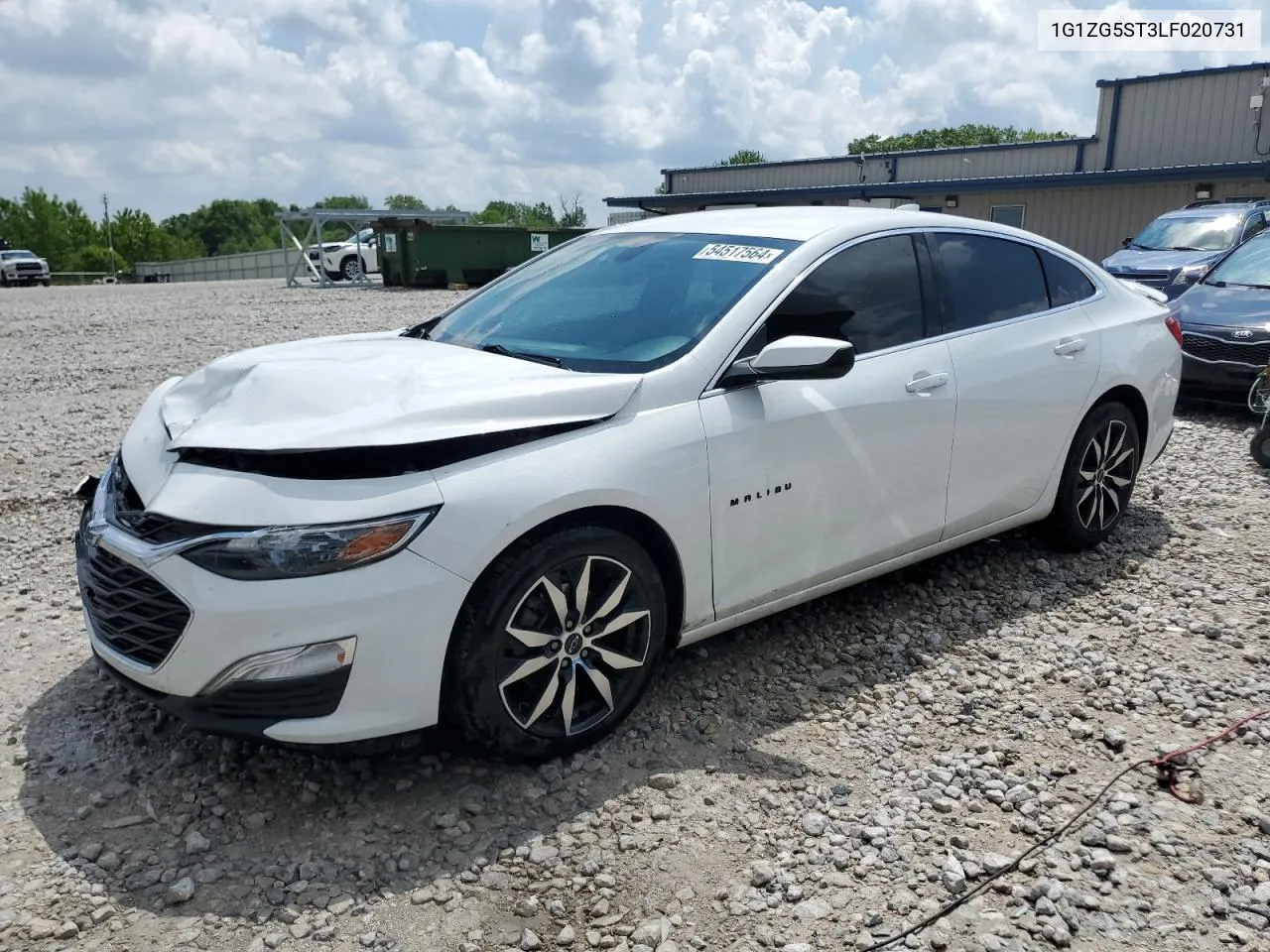 2020 Chevrolet Malibu Rs VIN: 1G1ZG5ST3LF020731 Lot: 54517564