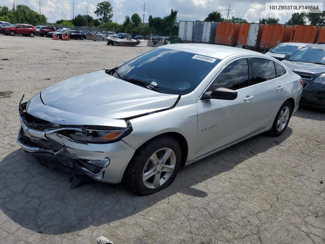 2020 Chevrolet Malibu Ls VIN: 1G1ZB5ST0LF149864 Lot: 55400664