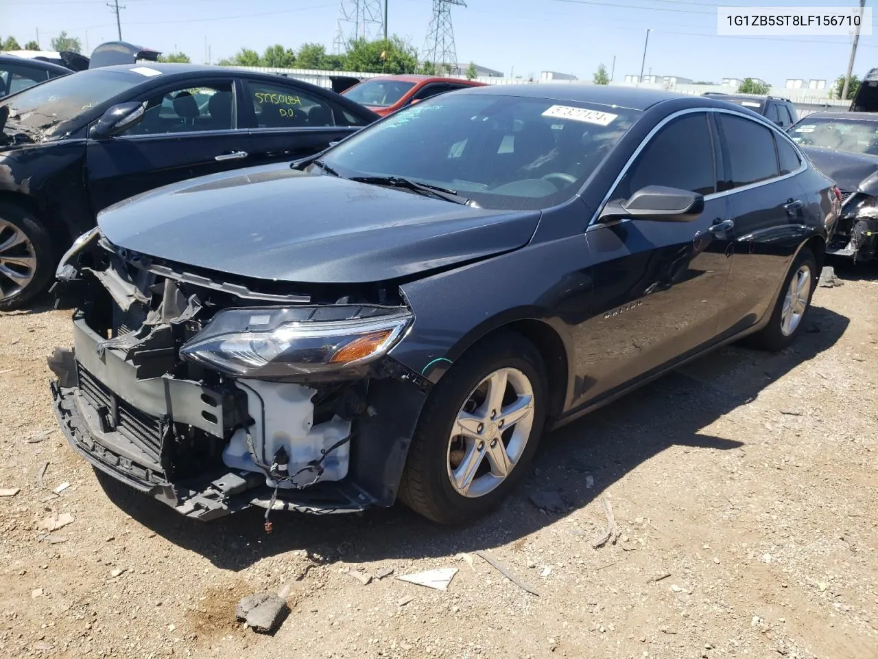 2020 Chevrolet Malibu Ls VIN: 1G1ZB5ST8LF156710 Lot: 57327124