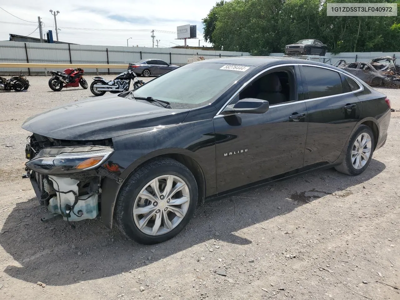 2020 Chevrolet Malibu Lt VIN: 1G1ZD5ST3LF040972 Lot: 58276444