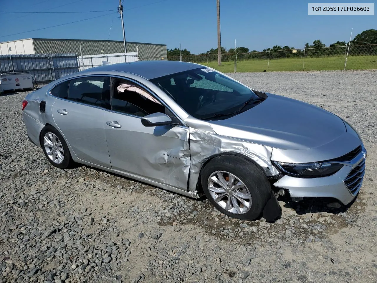 2020 Chevrolet Malibu Lt VIN: 1G1ZD5ST7LF036603 Lot: 58521864