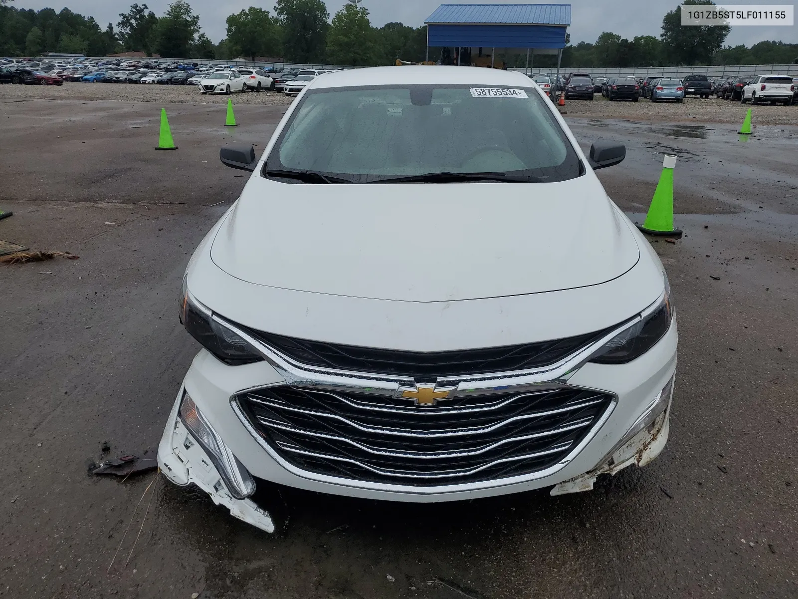 2020 Chevrolet Malibu Ls VIN: 1G1ZB5ST5LF011155 Lot: 58755534