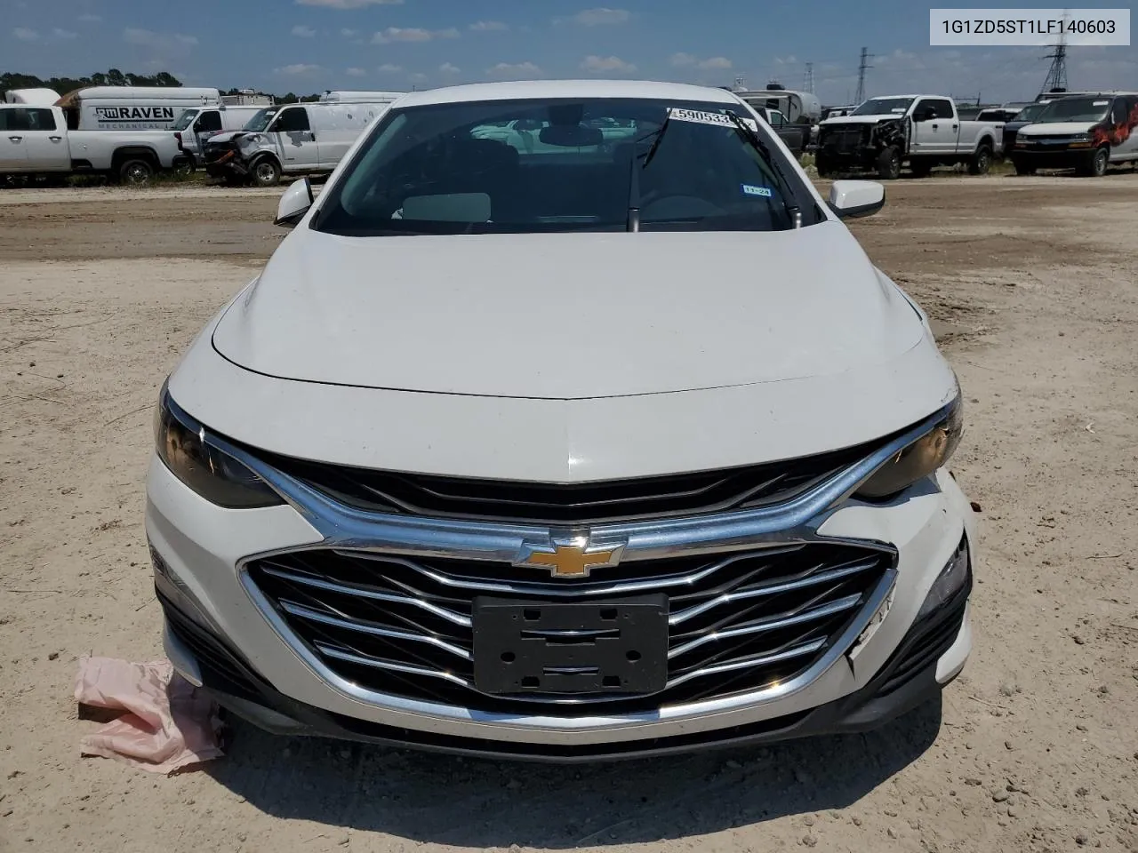 2020 Chevrolet Malibu Lt VIN: 1G1ZD5ST1LF140603 Lot: 59053394