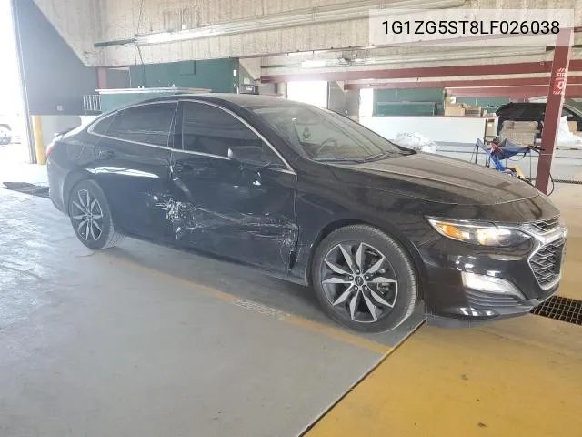 1G1ZG5ST8LF026038 2020 Chevrolet Malibu Rs