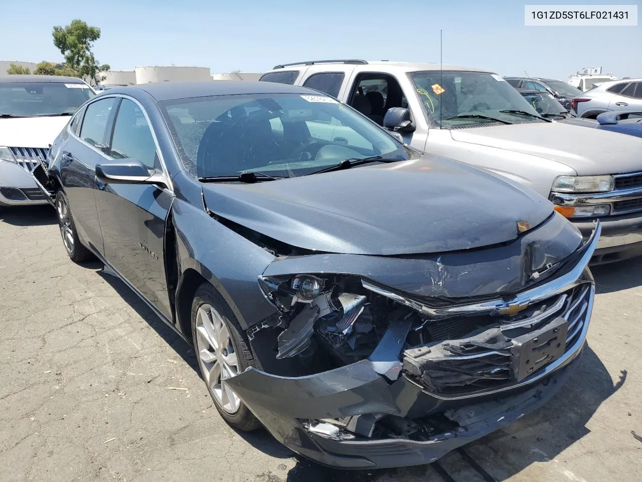 2020 Chevrolet Malibu Lt VIN: 1G1ZD5ST6LF021431 Lot: 62678414