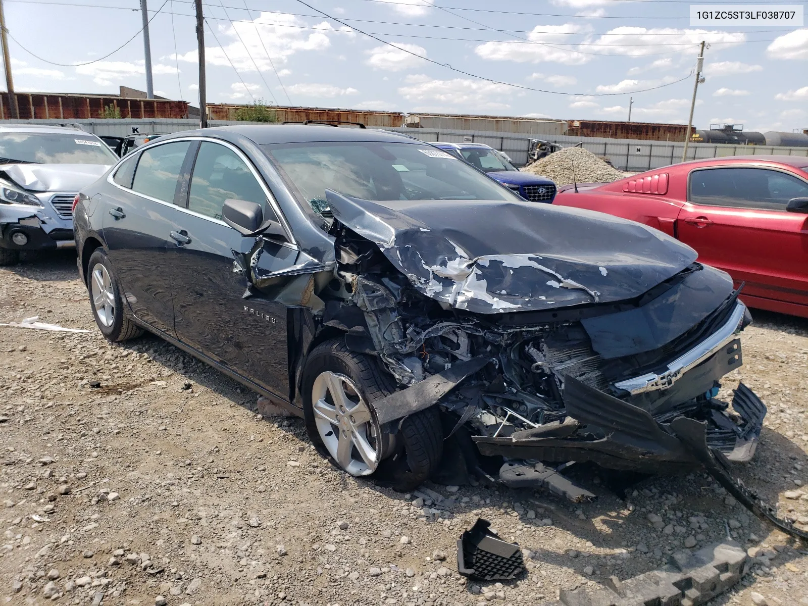 2020 Chevrolet Malibu Ls VIN: 1G1ZC5ST3LF038707 Lot: 63873714