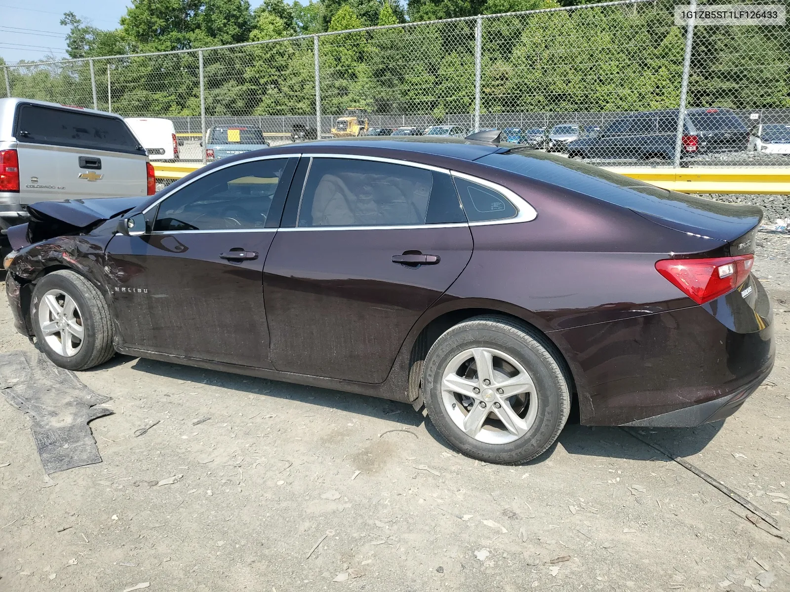 2020 Chevrolet Malibu Ls VIN: 1G1ZB5ST1LF126433 Lot: 63966254