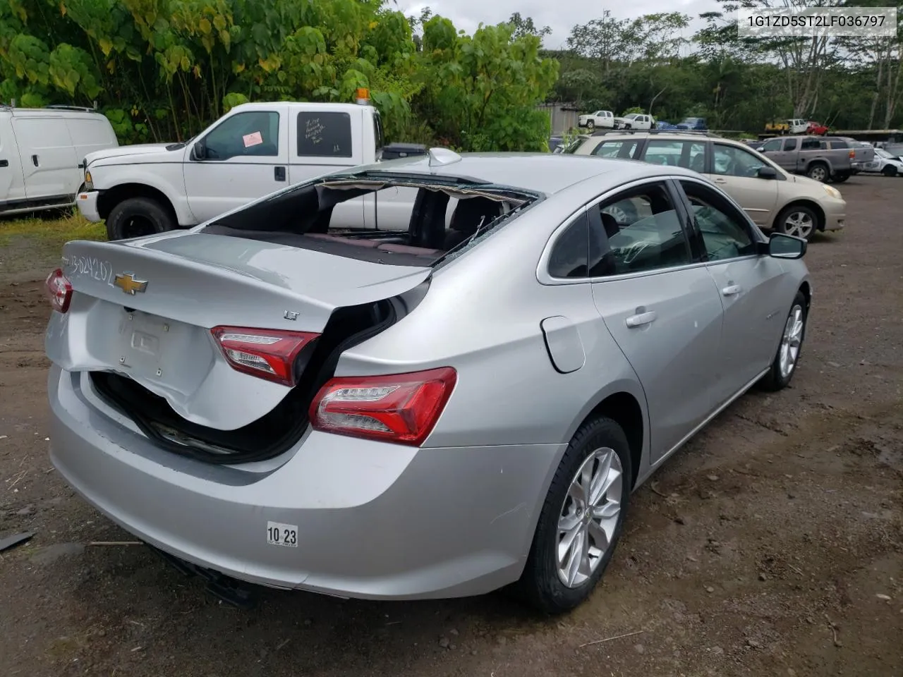 2020 Chevrolet Malibu Lt VIN: 1G1ZD5ST2LF036797 Lot: 64281594