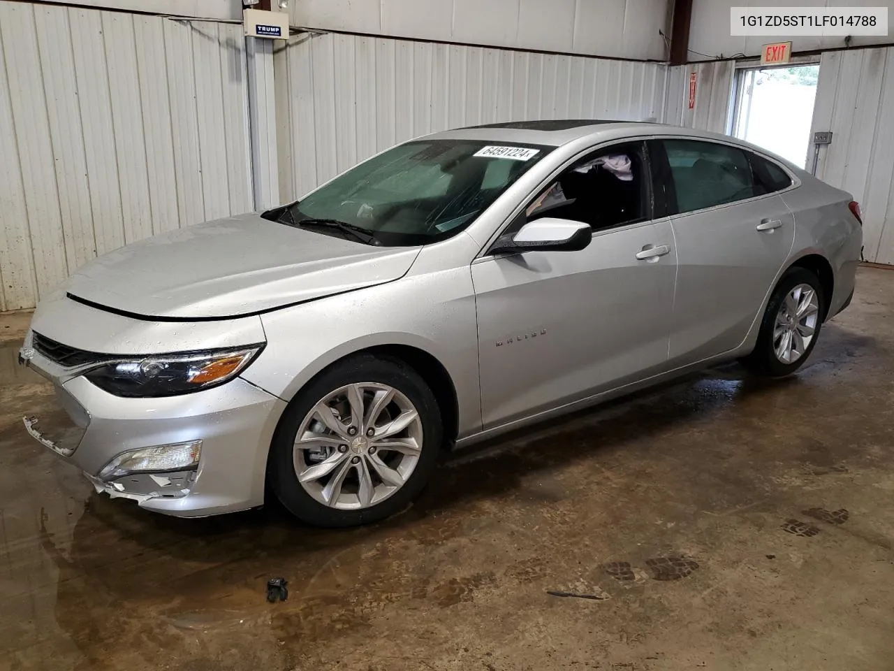 2020 Chevrolet Malibu Lt VIN: 1G1ZD5ST1LF014788 Lot: 64591224