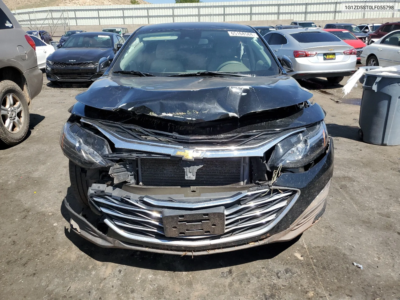 2020 Chevrolet Malibu Lt VIN: 1G1ZD5ST0LF055798 Lot: 65168584