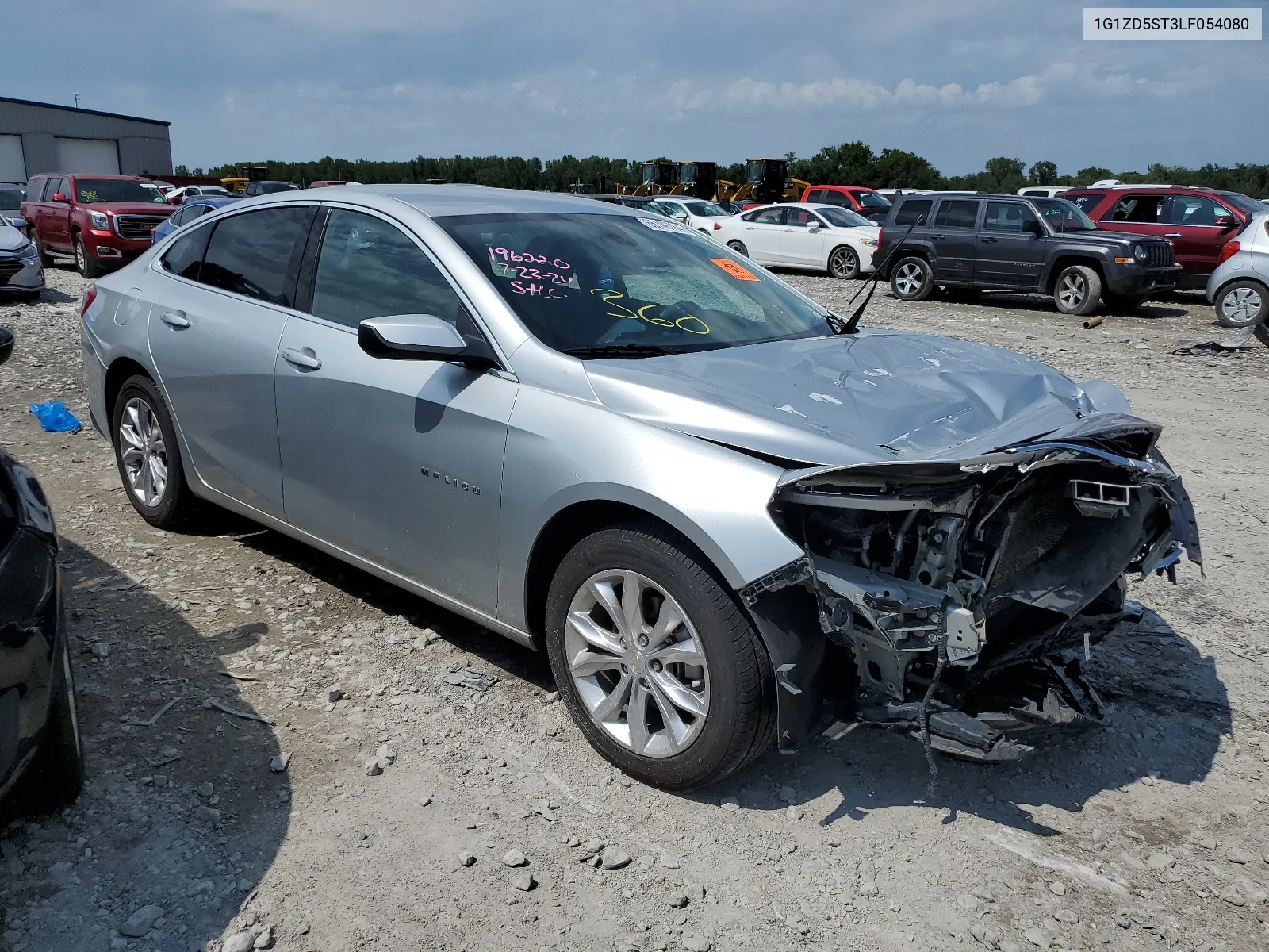 2020 Chevrolet Malibu Lt VIN: 1G1ZD5ST3LF054080 Lot: 65186764