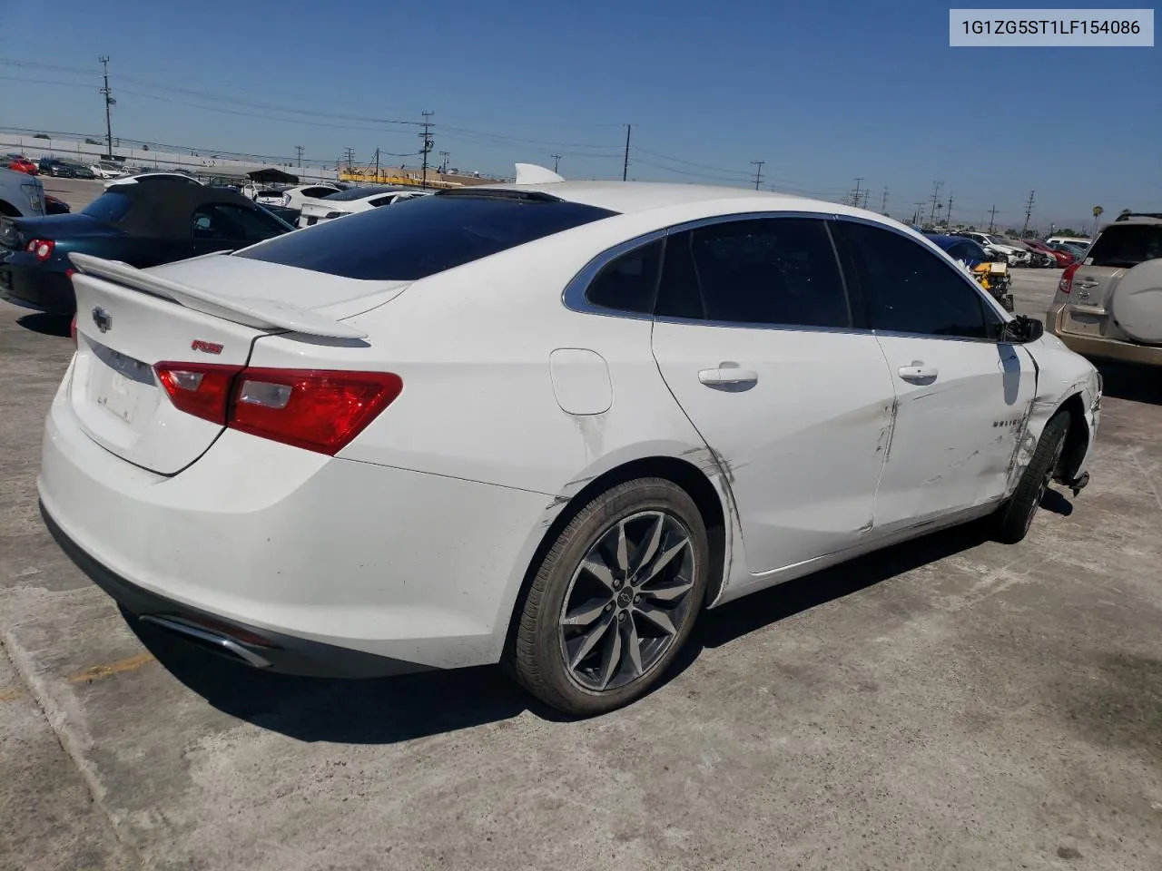 2020 Chevrolet Malibu Rs VIN: 1G1ZG5ST1LF154086 Lot: 65216904