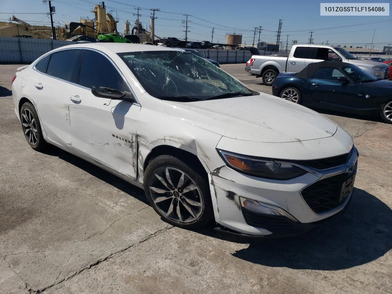 2020 Chevrolet Malibu Rs VIN: 1G1ZG5ST1LF154086 Lot: 65216904