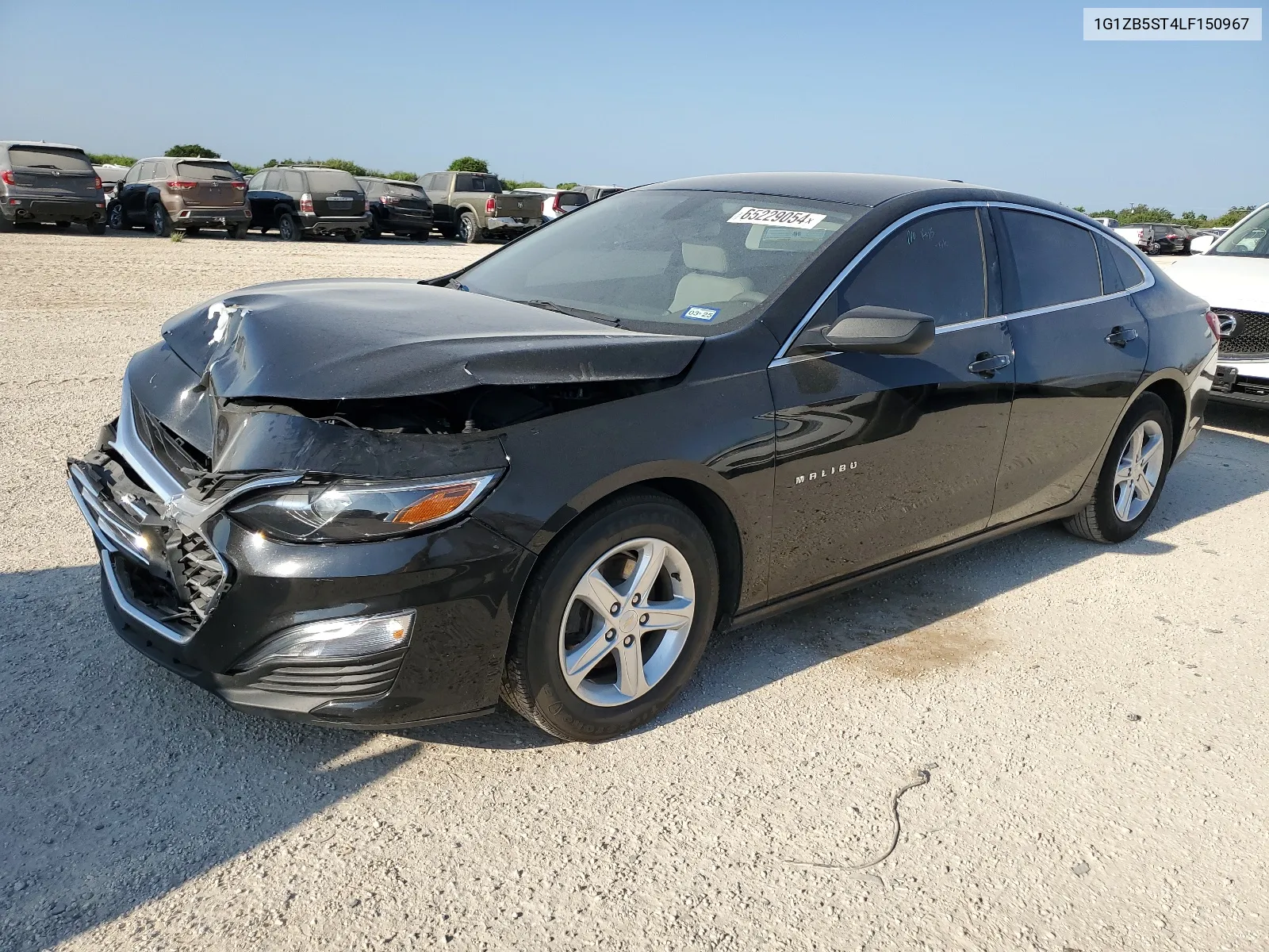 2020 Chevrolet Malibu Ls VIN: 1G1ZB5ST4LF150967 Lot: 65229054