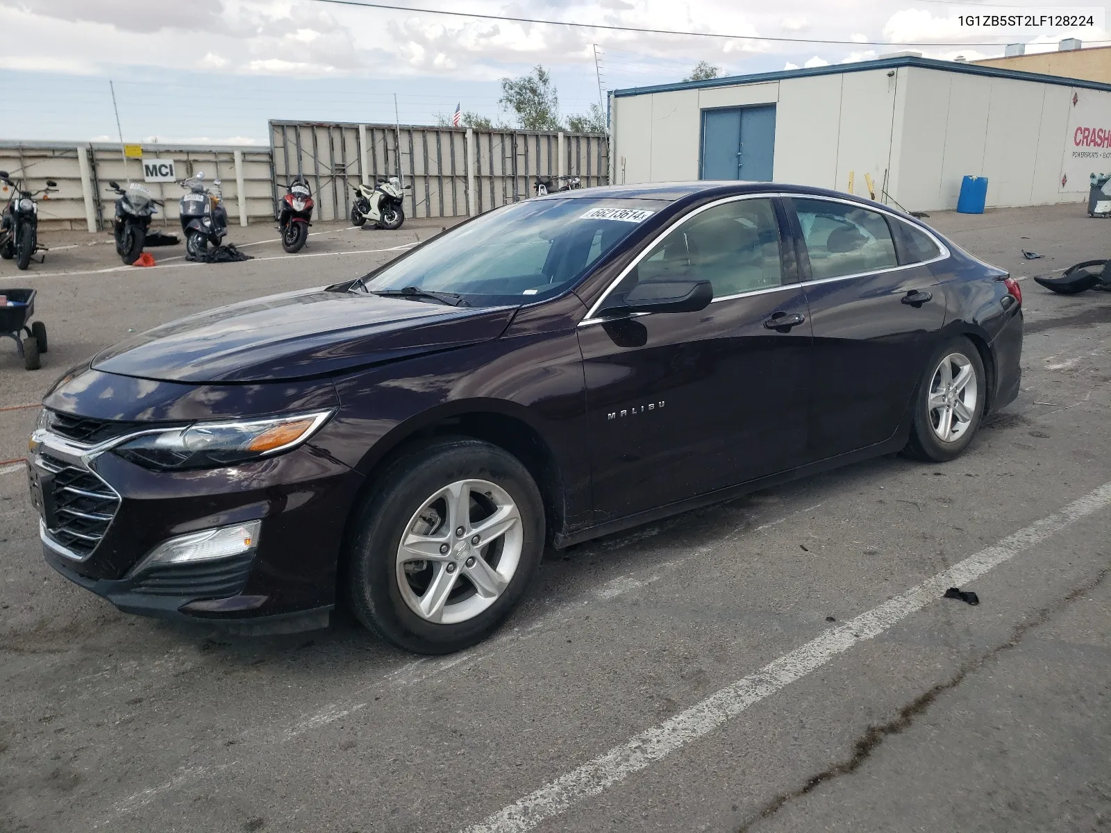 2020 Chevrolet Malibu Ls VIN: 1G1ZB5ST2LF128224 Lot: 66213614