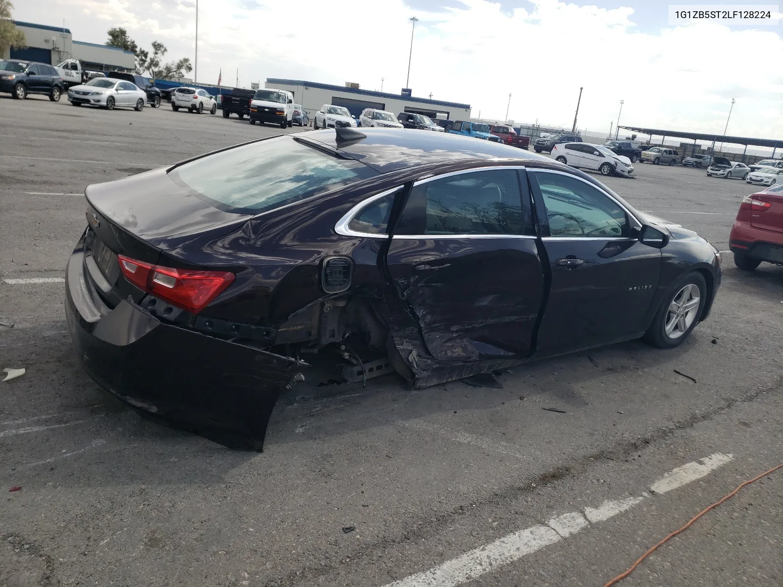 2020 Chevrolet Malibu Ls VIN: 1G1ZB5ST2LF128224 Lot: 66213614