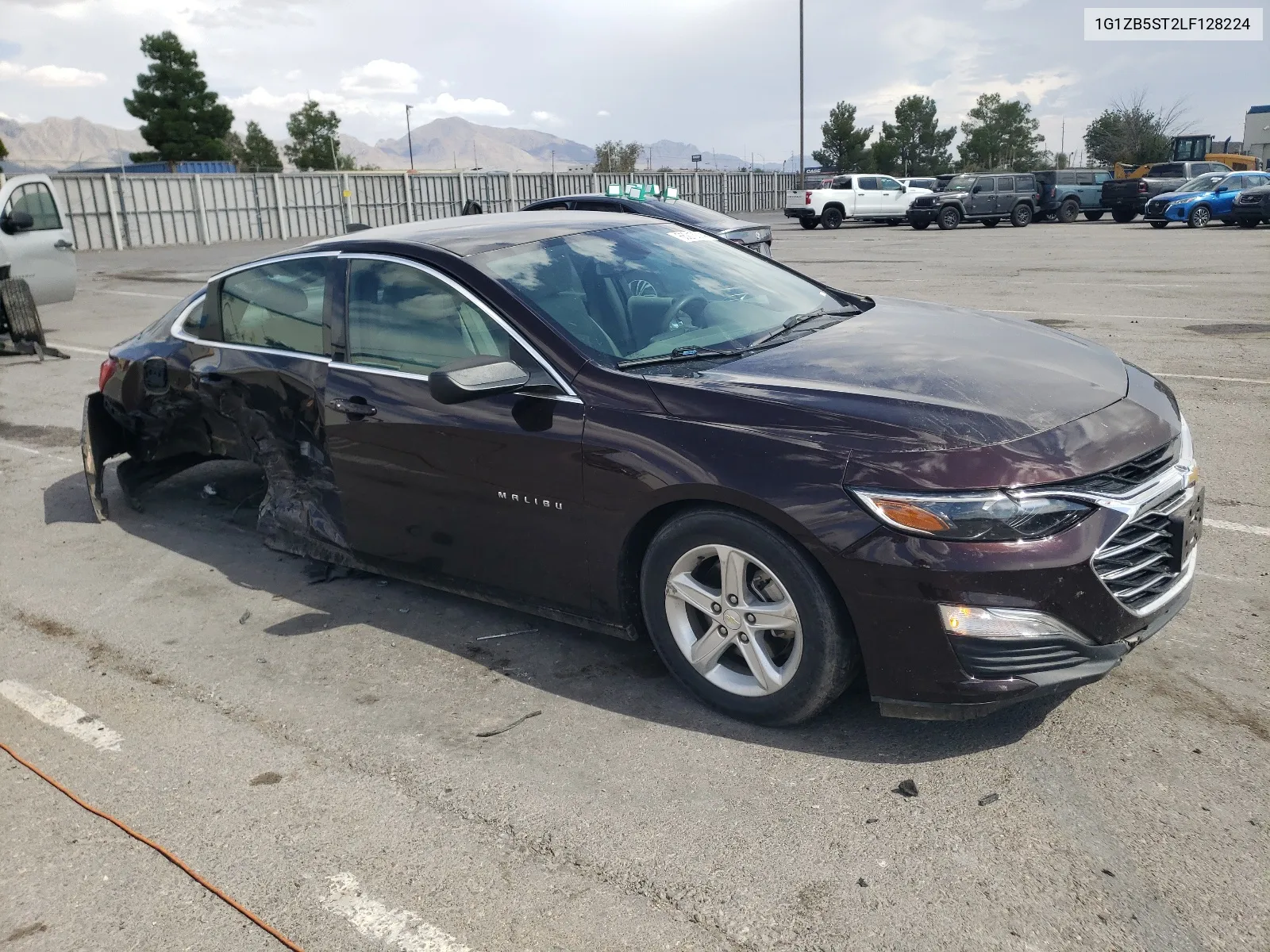 2020 Chevrolet Malibu Ls VIN: 1G1ZB5ST2LF128224 Lot: 66213614