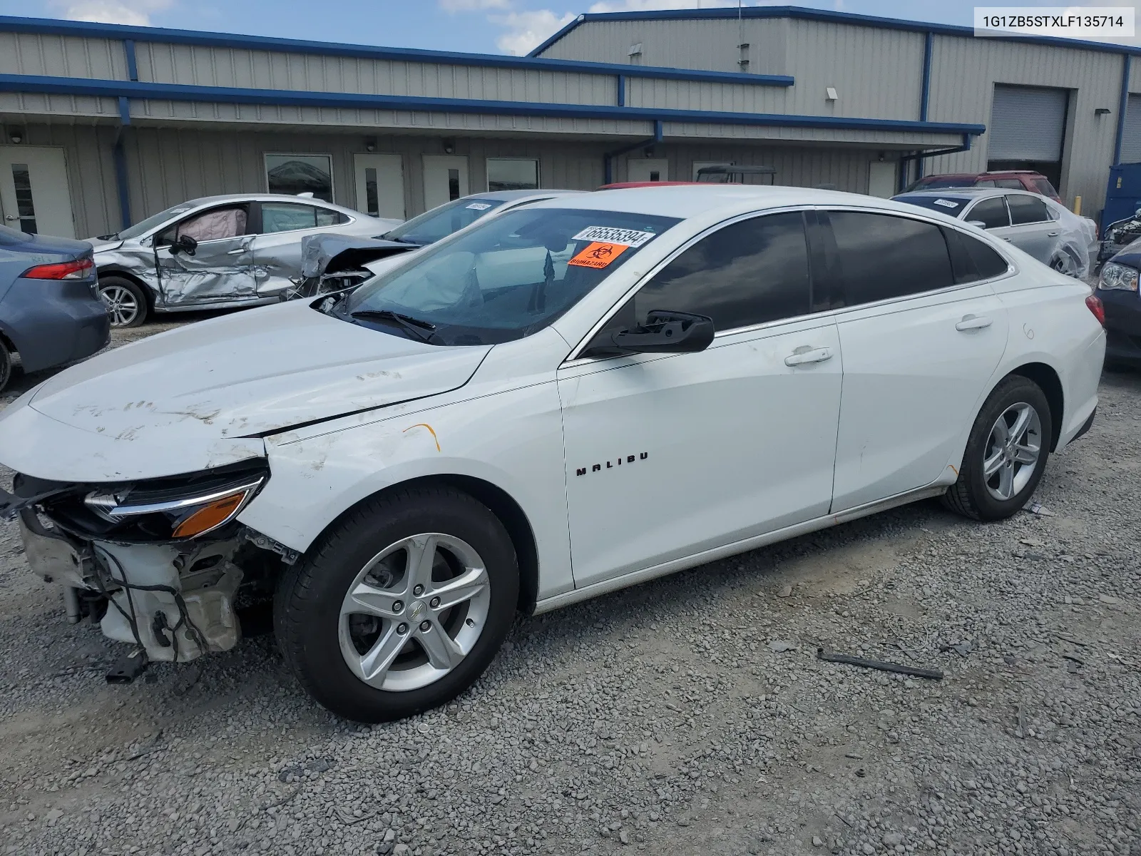 2020 Chevrolet Malibu Ls VIN: 1G1ZB5STXLF135714 Lot: 66535394