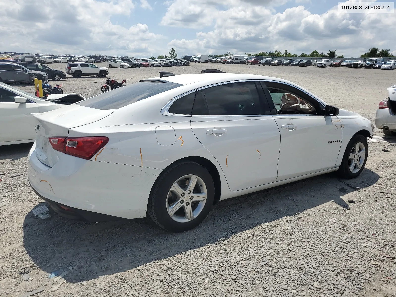 2020 Chevrolet Malibu Ls VIN: 1G1ZB5STXLF135714 Lot: 66535394