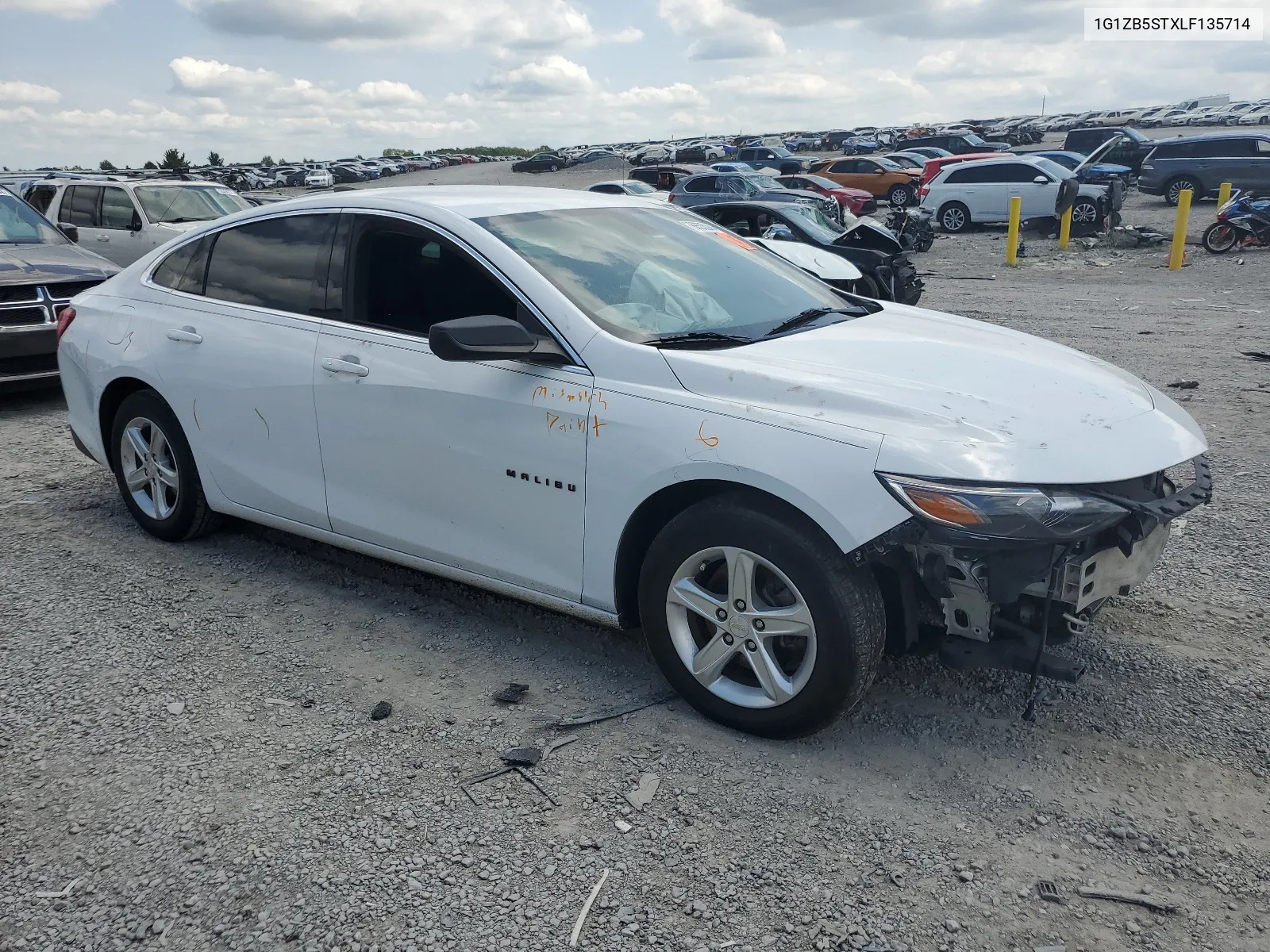 2020 Chevrolet Malibu Ls VIN: 1G1ZB5STXLF135714 Lot: 66535394