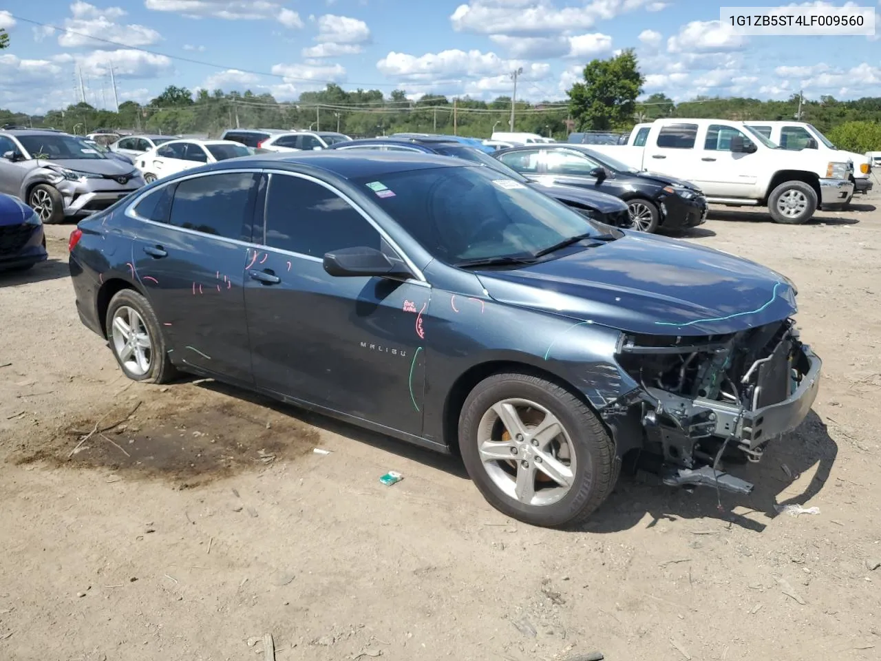 2020 Chevrolet Malibu Ls VIN: 1G1ZB5ST4LF009560 Lot: 66552164