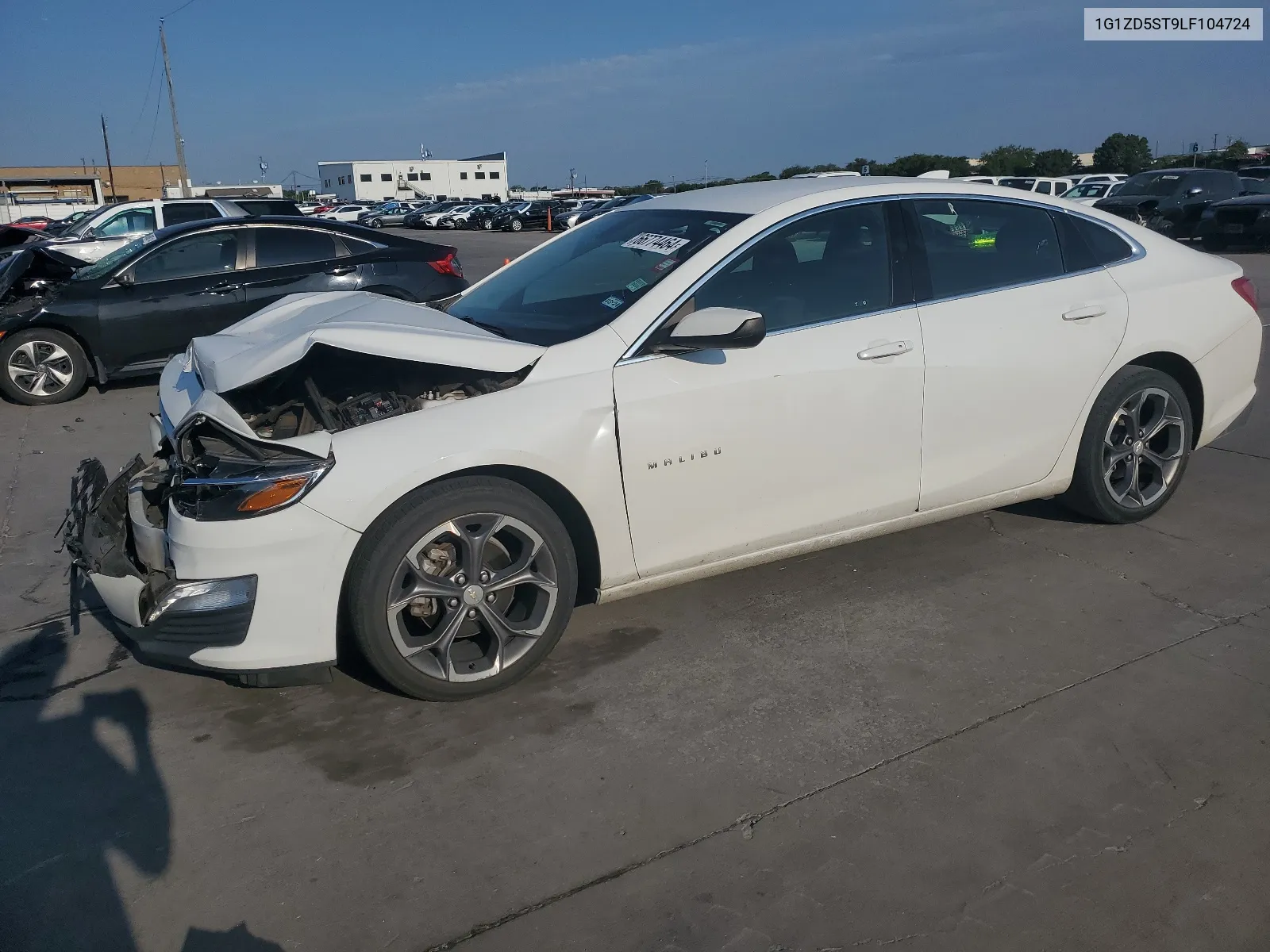 2020 Chevrolet Malibu Lt VIN: 1G1ZD5ST9LF104724 Lot: 66774464