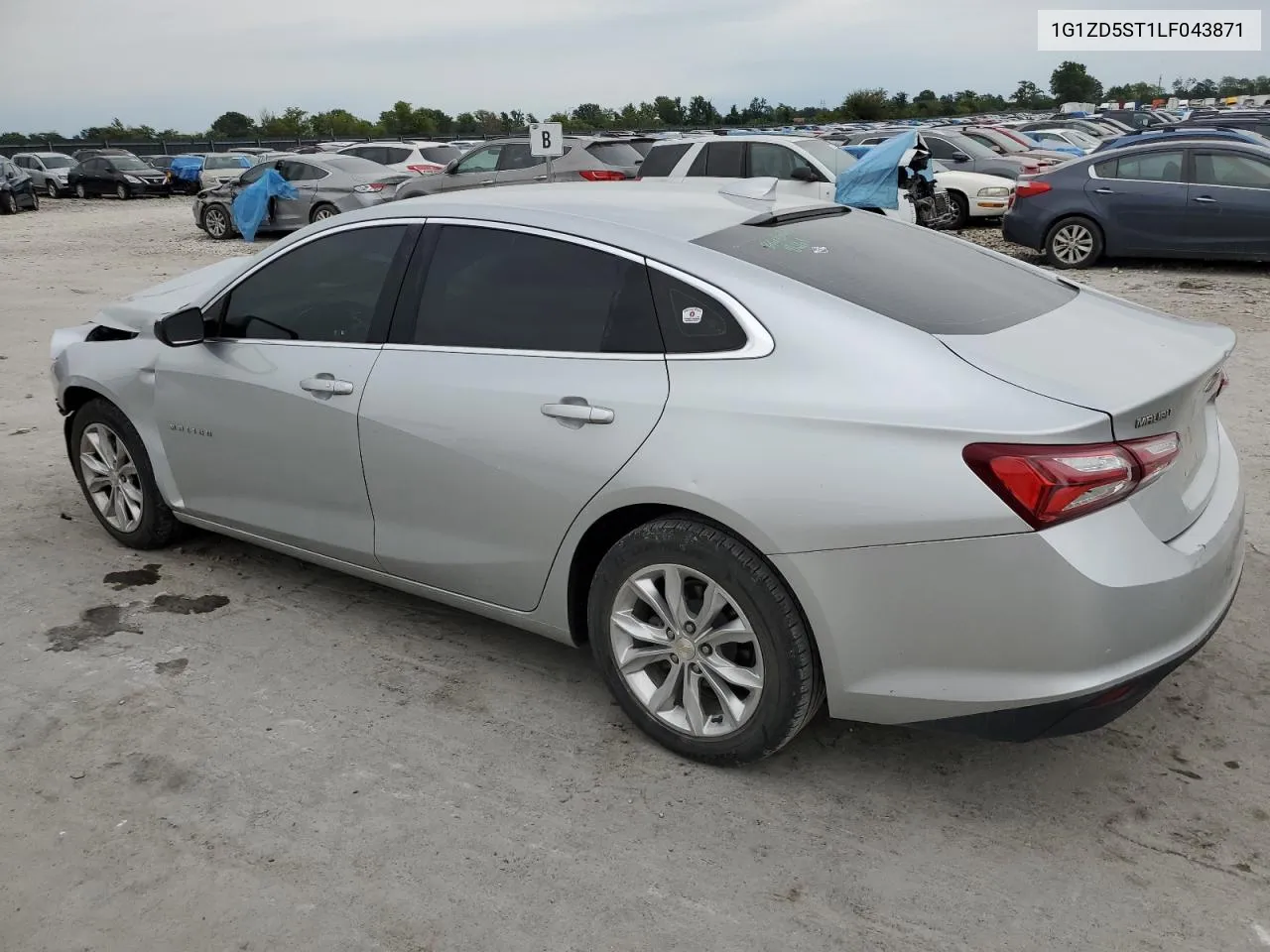 2020 Chevrolet Malibu Lt VIN: 1G1ZD5ST1LF043871 Lot: 66989294