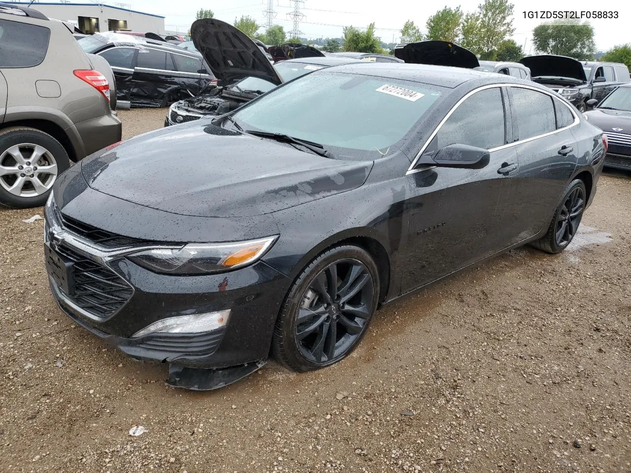 2020 Chevrolet Malibu Lt VIN: 1G1ZD5ST2LF058833 Lot: 67272004