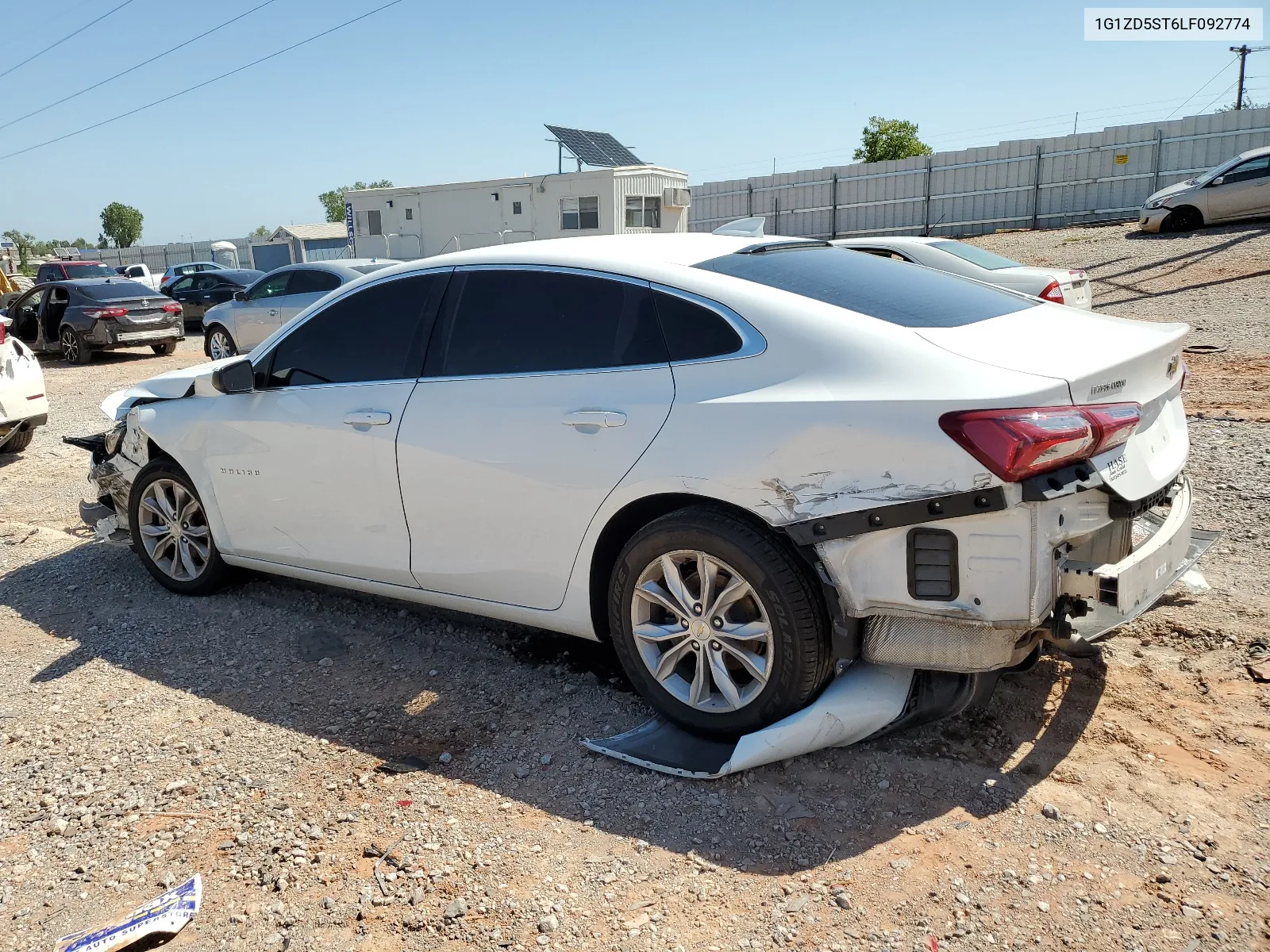 2020 Chevrolet Malibu Lt VIN: 1G1ZD5ST6LF092774 Lot: 67370274