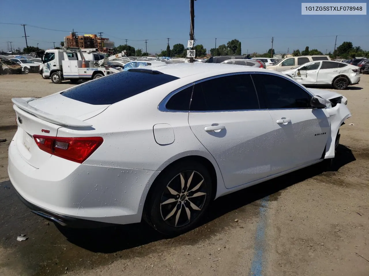 2020 Chevrolet Malibu Rs VIN: 1G1ZG5STXLF078948 Lot: 67422374