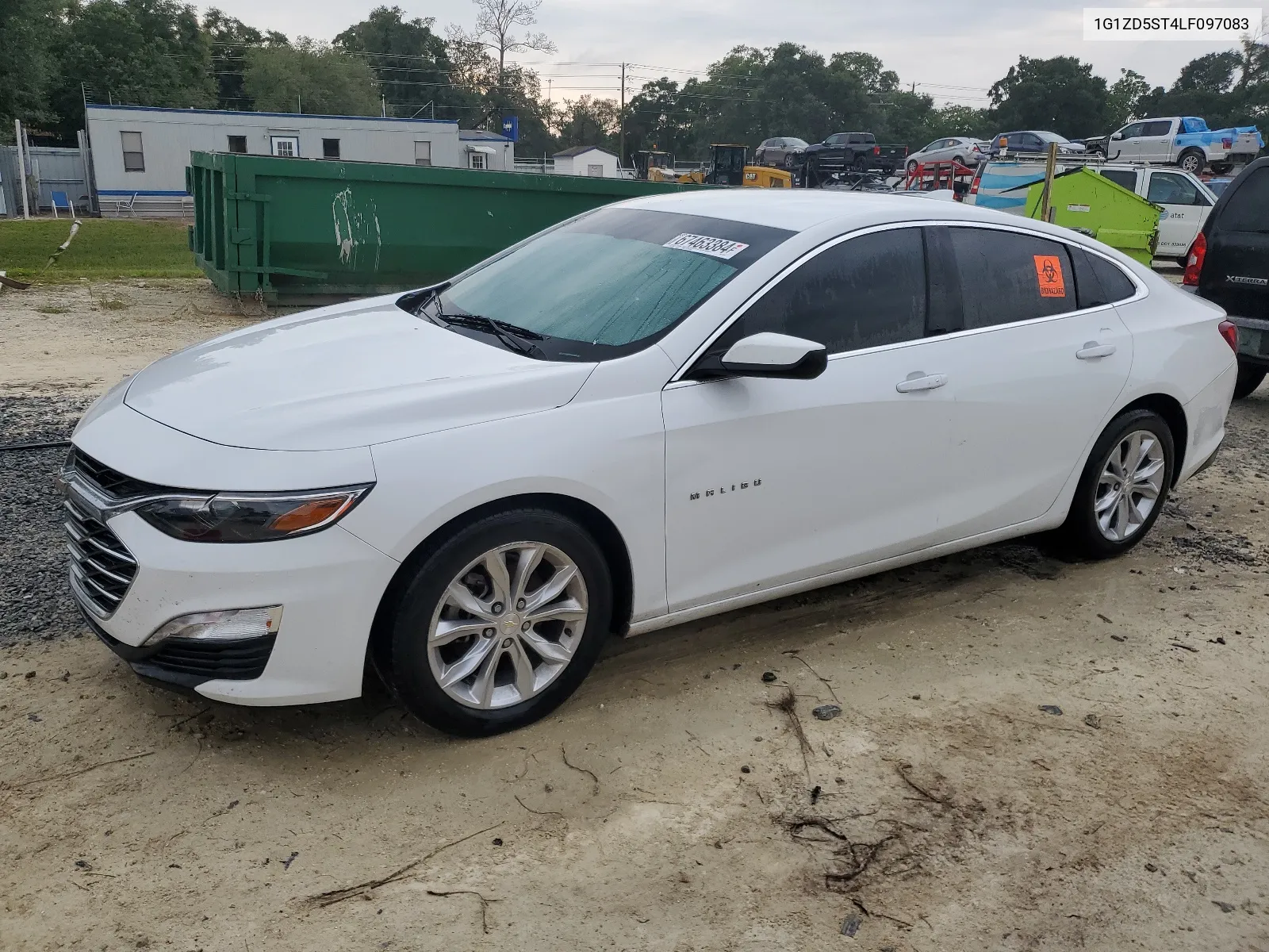 2020 Chevrolet Malibu Lt VIN: 1G1ZD5ST4LF097083 Lot: 67463384