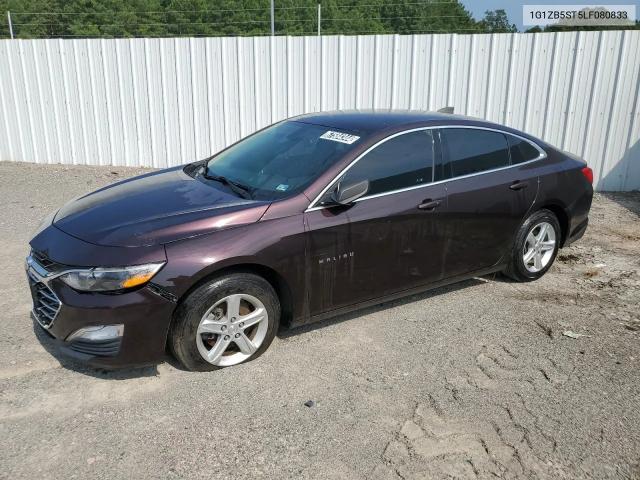 2020 Chevrolet Malibu Ls VIN: 1G1ZB5ST5LF080833 Lot: 67584344