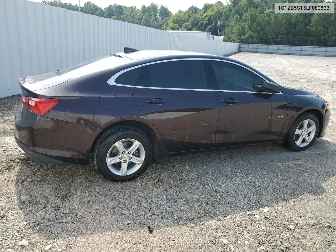 2020 Chevrolet Malibu Ls VIN: 1G1ZB5ST5LF080833 Lot: 67584344