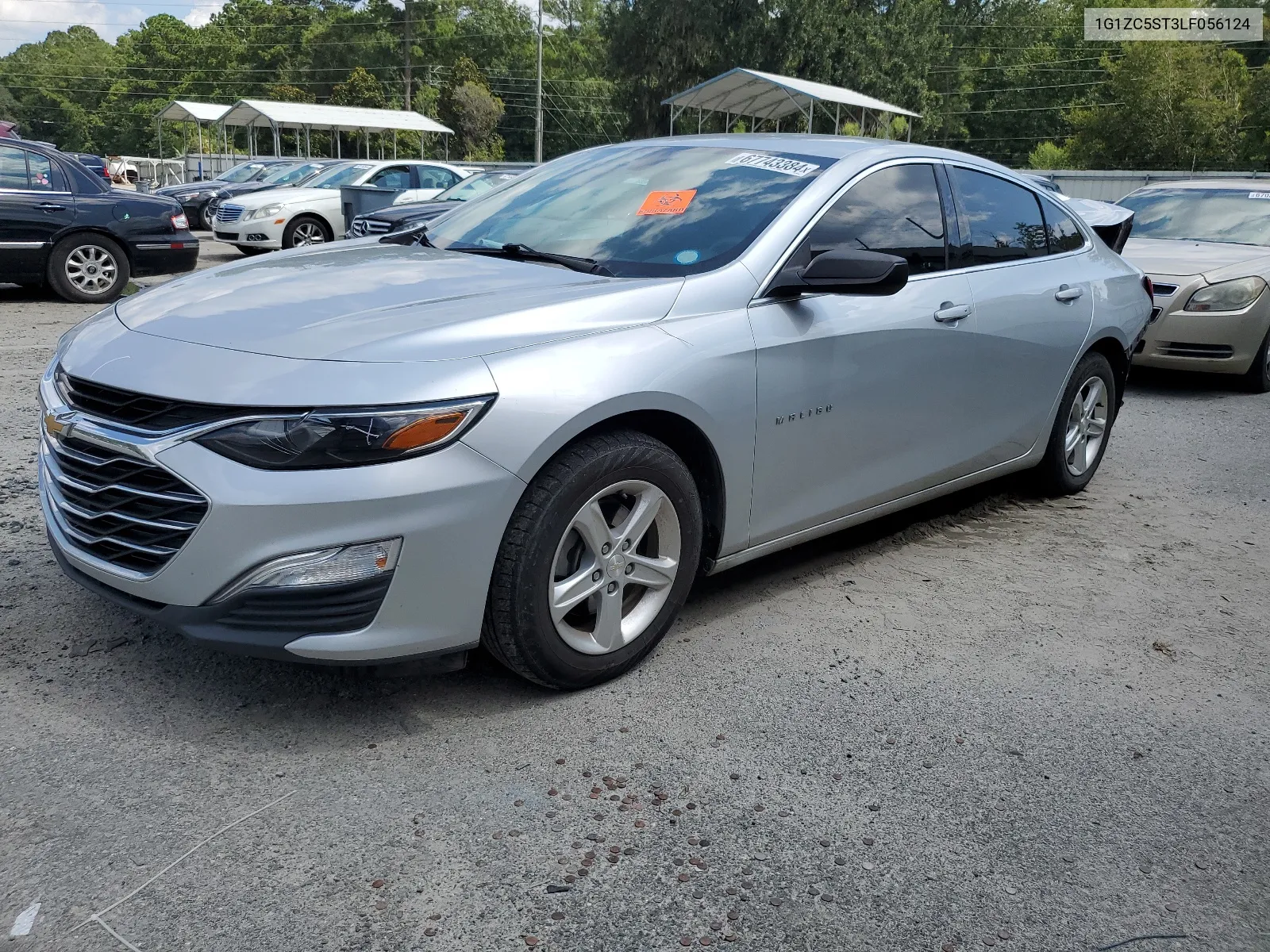 2020 Chevrolet Malibu Ls VIN: 1G1ZC5ST3LF056124 Lot: 67743384