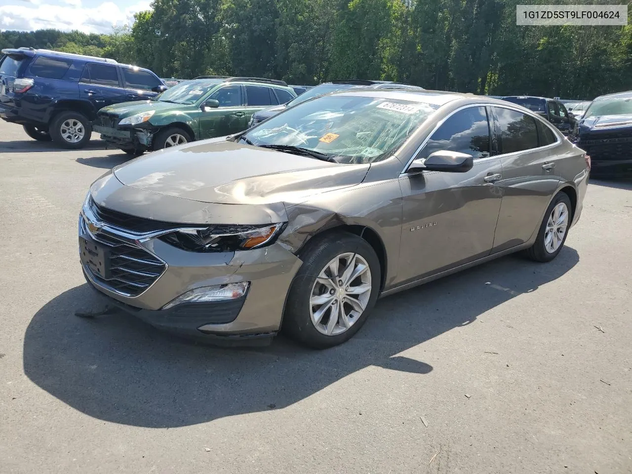 2020 Chevrolet Malibu Lt VIN: 1G1ZD5ST9LF004624 Lot: 67872314