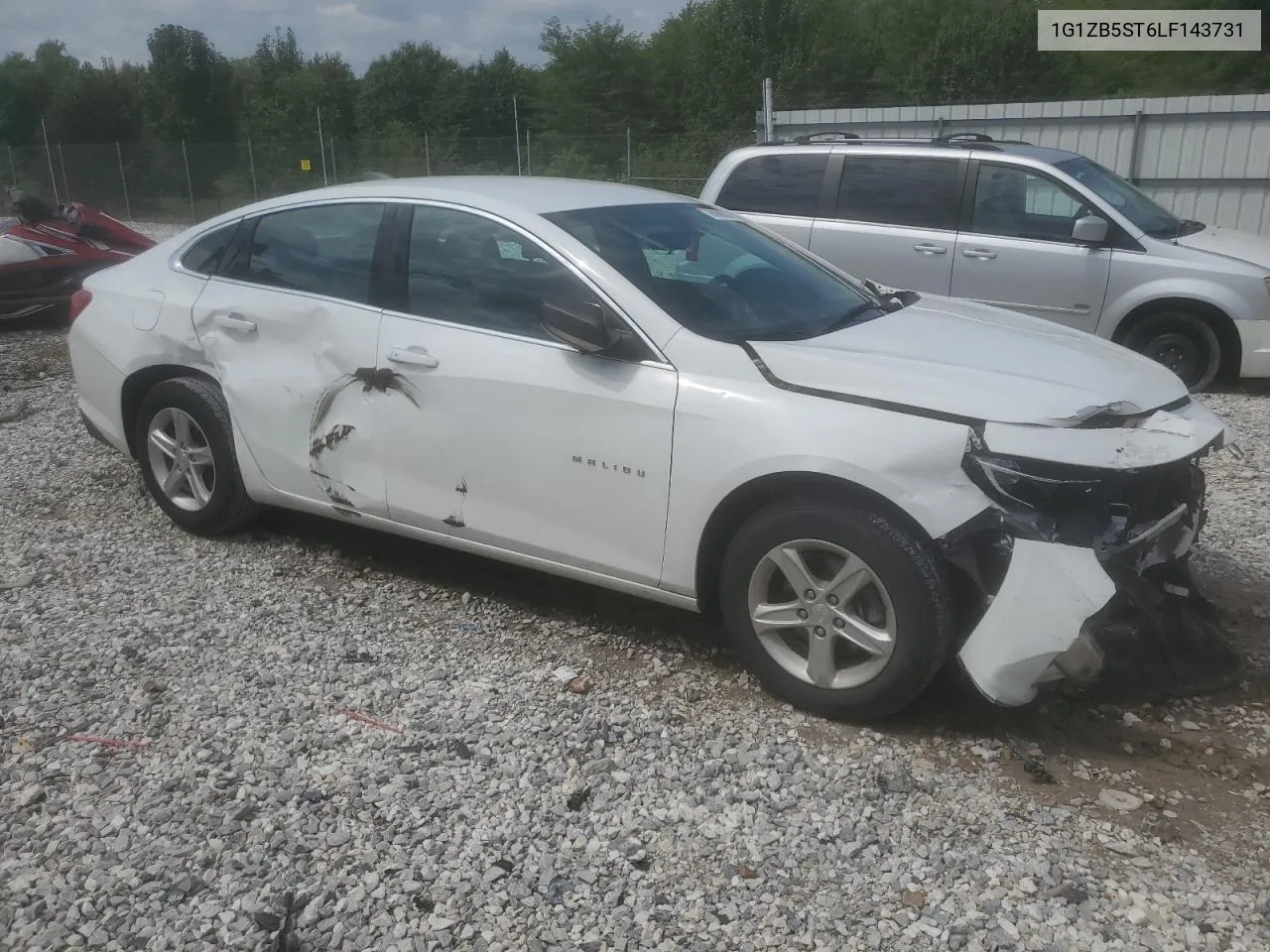 2020 Chevrolet Malibu Ls VIN: 1G1ZB5ST6LF143731 Lot: 68069734