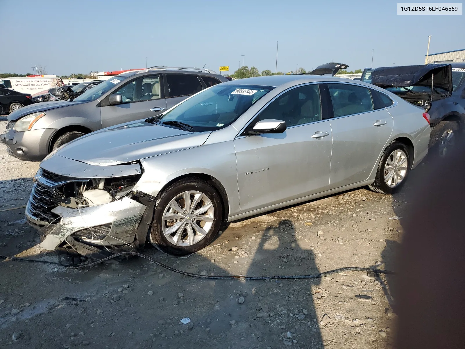 2020 Chevrolet Malibu Lt VIN: 1G1ZD5ST6LF046569 Lot: 68532144