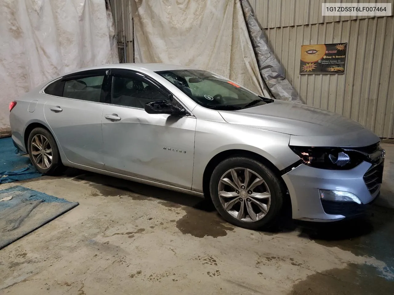 2020 Chevrolet Malibu Lt VIN: 1G1ZD5ST6LF007464 Lot: 68853194