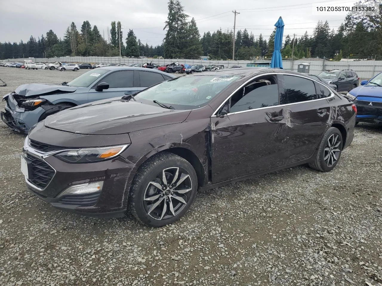 2020 Chevrolet Malibu Rs VIN: 1G1ZG5ST0LF153382 Lot: 69013724