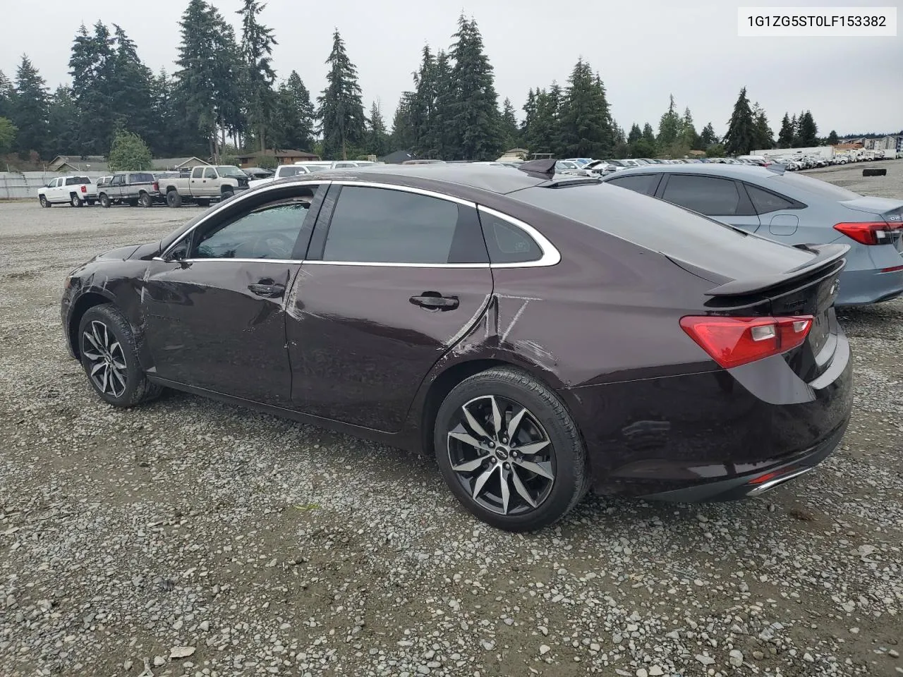 2020 Chevrolet Malibu Rs VIN: 1G1ZG5ST0LF153382 Lot: 69013724